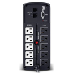 CyberPower CP1000PFCLCD Mini-Tower UPS, UL Rated, Energy Star certified, 10× NEMA 5-15R
